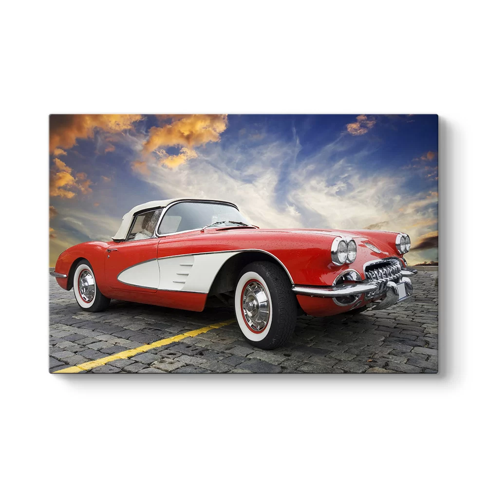 1957 Model Corvette Tablosu - Model 1